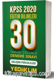 2020 KPSS Eğitim Bilimleri Gelişim Psikolojisi Tamamı Çözümlü 30 Deneme