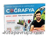 2020 KPSS Tüm Adaylar İçin Lüks Kuşe Baskı Haritalar ve Hafıza Teknikleriyle Coğrafya 