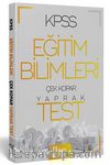 2020 KPSS Eğitim Bilimleri Çek Kopar Yaprak Test 