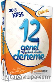 2015 KPSS Genel Yetenek-Kültür 12 Deneme