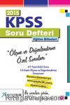 2015 KPSS Soru Defteri Eğitim Bilimleri Ölçme ve Değerlendirme Özel Soruları (Web Destekli)