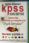 2015 KPSS Eğitim Bilimleri Soru Defteri Öğretim Yöntem ve Teknikleri Özel Sorular Tamamı Çözümlü