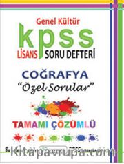 2015 KPSS Genel Kültür Lisans Soru Defteri Coğrafya Özel Sorular Tamamı Çözümlü