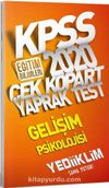2020 KPSS Eğitim Bilimleri Gelişim Psikolojisi Çek Kopart Yaprak Test
