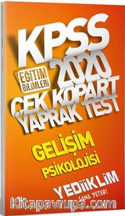 2020 KPSS Eğitim Bilimleri Gelişim Psikolojisi Çek Kopart Yaprak Test
