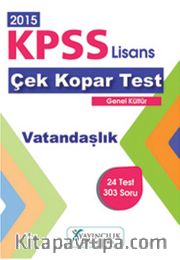 2015 KPSS Lisans Çek Kopar Test Genel Kültür Vatandaşlık