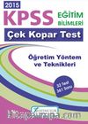 2015 KPSS Eğitim Bilimleri Çek Kopar Test Öğretim Yöntem ve Teknikleri