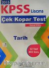 2015 KPSS Lisans Çek Kopar Test genel Kültür Tarih