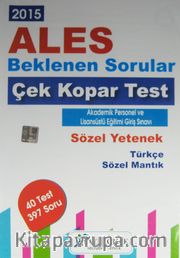 2015 ALES Beklenen Sorular Çek Kopar Test Sözel Yetenek (Türkçe-Sözel Mantık)