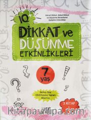 IQ+ Dikkat ve Düşünme Etkinlikleri (7 Yaş 3 Kitap + 3 cd)