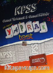 2015 KPSS Genel Yetenek Genel Kültür Çek Kopart Yaprak Test