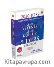 220 KPSS Ortaöğretim Ön Lisans Genel Yetenek Genel Kültür Konu Anlatımlı 5 Ders Tek Kitap