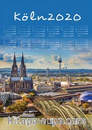 2020 Takvimli Poster - Şehirler - Köln