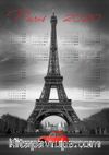 2020 Takvimli Poster - Şehirler - Paris