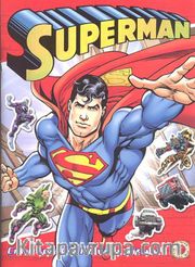 Superman / Çıkartmalı Aktivite Kitabı