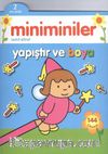 Miniminiler Yapıştır ve Boya (Mavi Kitap)
