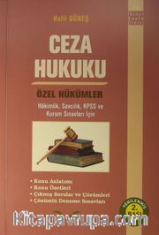 Ceza Hukuku Özel Hükümler <br /> Hakimlik, Savcılık, KPSS ve Kurum Sınavları İçin
