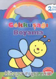 Gökkuşağı Boyama Mavi Kitap