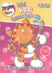 Sevimli Kedi Yapıştırma Yapıyor