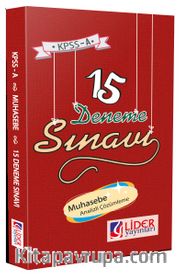 2015 KPSS-A Muhasebe 15'li Deneme (MHS-314)