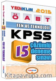 2015 KPSS ÖABT Fen ve Teknoloji 15 Çözümlü Deneme Sınavı