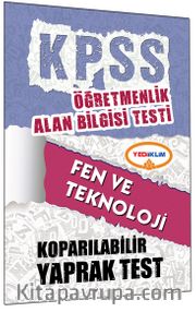 2015 KPSS ÖABT Fen ve Teknoloji Kopartılabilir Yaprak Test