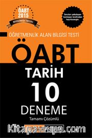 2015 KPSS ÖABT Tarih Tamamı Çözümlü 10 Deneme 