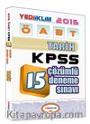 2015 KPSS ÖABT Tarih 15 Çözümlü Deneme Sınavı