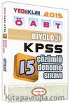 2015 KPSS ÖABT Biyoloji 15 Çözümlü Deneme Sınavı