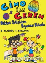 Cino ile Ceren Dikkat Geliştiren Boyama Kitabı (5 Fasikül 1 Kitapta)