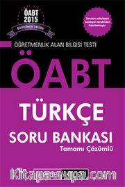 2015 KPSS ÖABT Türkçe Tamamı Çözümlü Soru Bankası