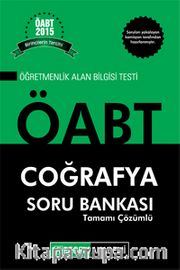 2015 KPSS ÖABT Coğrafya Soru Bankası Tamamı Çözümlü