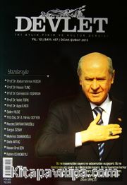 Devlet İki Aylık Fikir ve Kültür Dergisi Yıl:12 Sayı:457 Ocak-Şubat 2015