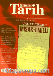 Düşünce ve Tarih Aylık Tarih Dergisi Ocak 2015 Yıl:2 Sayı:4