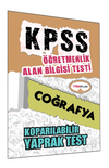 2015 KPSS ÖABT Coğrafya Koparılabilir Yaprak Test