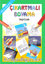 Çıkartmalı Boyama  Taşıtlar - Okul Öncesi
