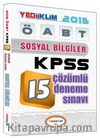 2015 KPSS ÖABT Sosyal Bilgiler 15 Çözümlü Deneme Sınavı