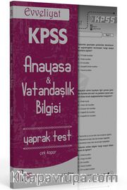 2015 KPSS Evveliyat Anayasa - Vatandaşlık Bilgisi Çek Kopar Yaprak Test