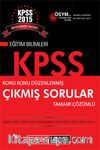 2015 KPSS Eğitim Bilimleri Konu Konu Düzenlenmiş Tamamı Çözümlü 2004- 2014 Çıkmış Sorular