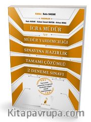 İcra Müdür ve Müdür Yardımcılığı Sınavına Hazırlık Tamamı Çözümlü 2 Deneme Sınavı