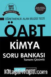 2015 ÖABT Kimya Soru Bankası Tamamı Çözümlü