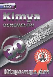 YGS Kimya Denemeleri Tamamı Çözümlü 30 Deneme