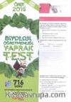 2015 ÖABT Biyoloji Öğretmenliği Yaprak Test