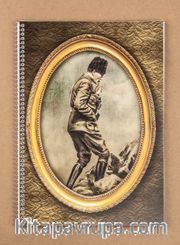 Bookinzi Okul Defteri - 80gr. A4 Spiralli - Atatürk Kocatepe'de 1922