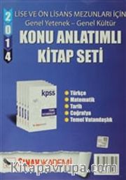 2014 Lise Ön Lisans Mezunları İçin Genel Yetenek - Genel Kültür Konu Anlatımlı (5 Takım Kitap)