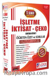 AÖF 1. Sınıf  Bahar Dönemi İşletme İktisat Çeko Öğreten Özet ve Sorular (AF-112-İİÇ)