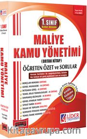 AÖF 1. Sınıf  Bahar Dönemi Maliye-Kamu Yönetimi (AF-112-MKY)