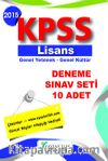 2015 KPSS Lisans Genel Yetenek-Genel Kültür Deneme Sınav Seti 10 Adet