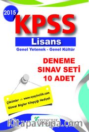 2015 KPSS Lisans Genel Yetenek-Genel Kültür Deneme Sınav Seti 10 Adet