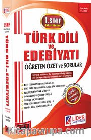 1. Sınıf Bahar Dönemi Türk Dili ve Edebiyatı Öğreten Özet ve Sorular (Kod:112-TDE)